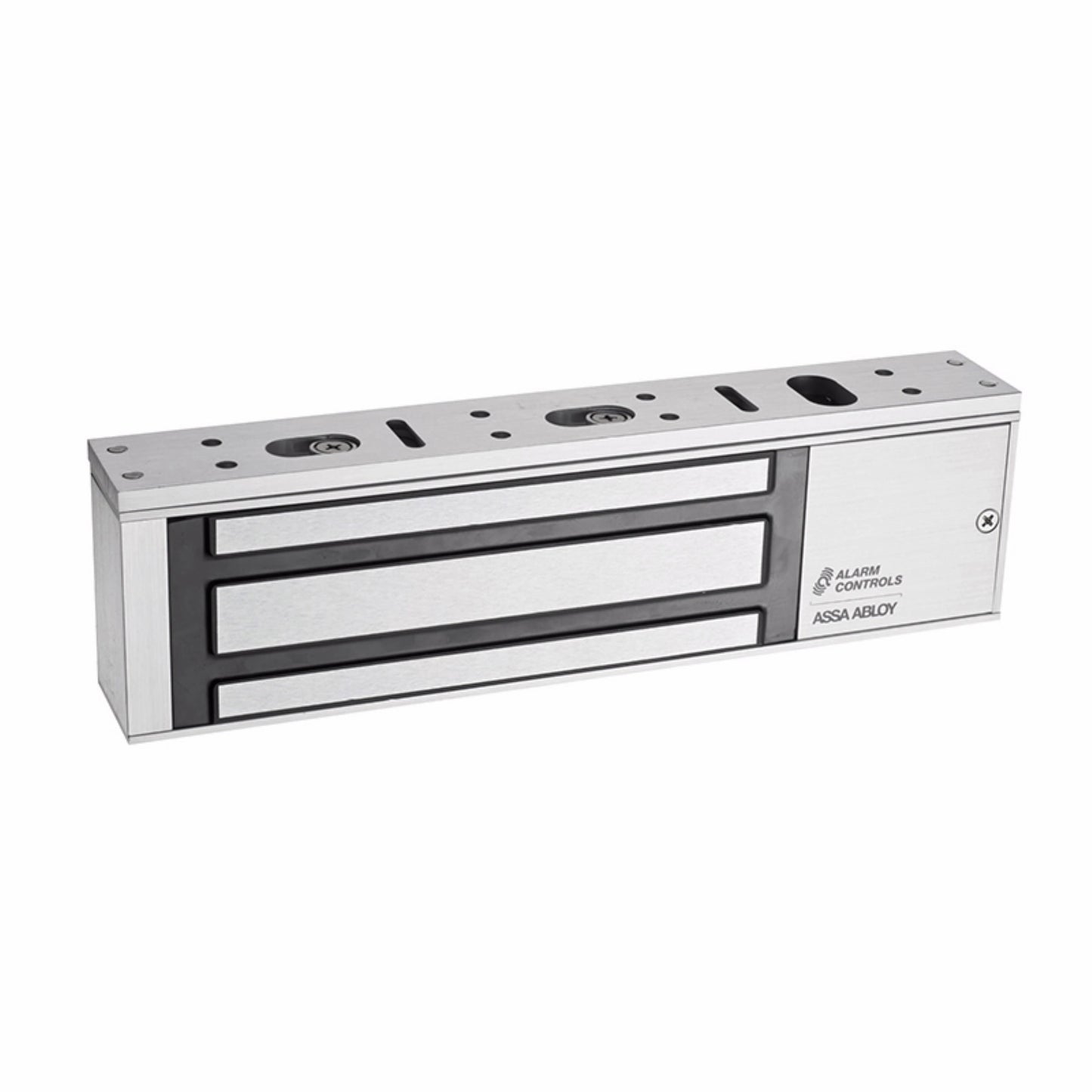 Alarm Controls 1200S Single Door Magnetic Lock, 12 or 24 VDC, US28/628 - Satin Aluminum Finish
