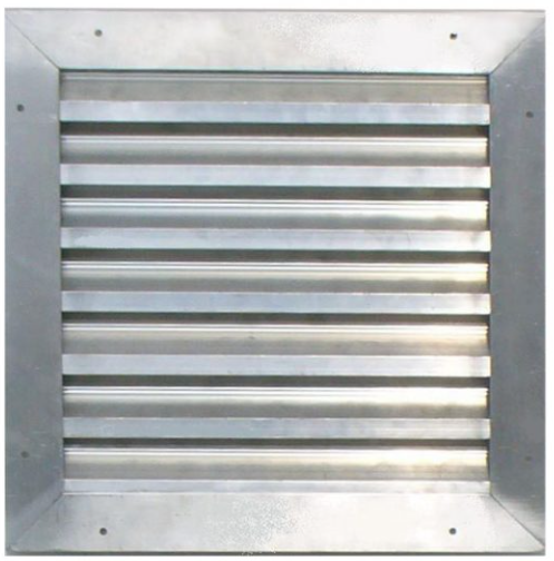 Air Louvers 1400A Storm-Proof Aluminum Louver Kit - for use in Exterior Doors