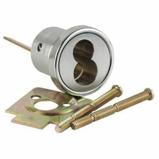 Schlage 20-079 FSIC-Full Size Interchangeable Core Rim Cylinder Housing, Less Core, US26D-Satin Chrome