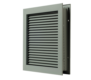 Anemostat AFDL Metal Louver Kit, For 1 3/4" Thick Doors, CAB-California Bronze (Dark Brown Color) - By NGP