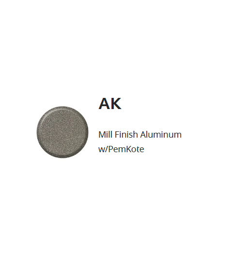 Pemko 1718AK Modular Heavy Duty Thresholds 8" x 1/2", Mill Aluminum w/ Pemkote Skid Resistant Surface