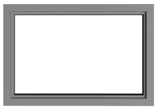 Knock-Down HM Steel Borrowed Lite Window Frames x 4 7/8" Throat x 16 gauge Galv Steel - Includes HM Glazing Stop Molding & Tek Screws