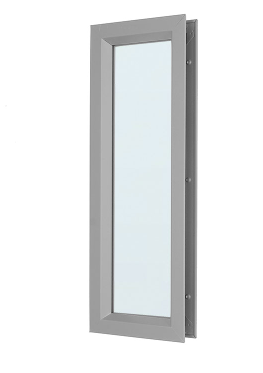 NGP L-FRA100 Lite Kit with 3/16″ Clear PYRAN® Platinum F Fire/Safety Rated Ceramic Glass , 90 Minute Fire-Rated Safety Glass - Complete Kit w/ Glass