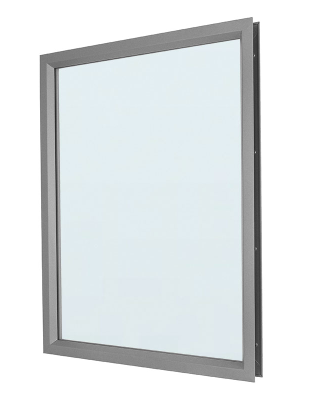 NGP L-FRA100 Lite Kit with 3/16″ Clear PYRAN® Platinum F Fire/Safety Rated Ceramic Glass , 90 Minute Fire-Rated Safety Glass - Complete Kit w/ Glass
