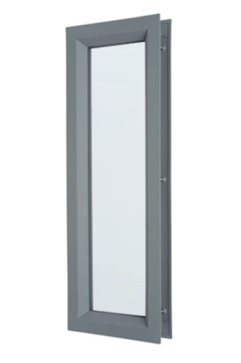 Rockwood LT-B1 Vision Lite Kit Complete Pack - Includes Vision Kit, 1/4" Thick Clear Tempered Glass & Glazing Tape for use on Non-Fire Rated 1 3/4" Thick Doors