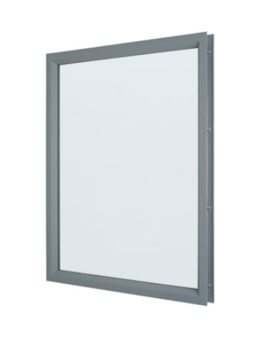 Rockwood LT-B1 Vision Lite Kit Complete Pack - Includes Vision Kit, 1/4" Thick Clear Tempered Glass & Glazing Tape for use on Non-Fire Rated 1 3/4" Thick Doors