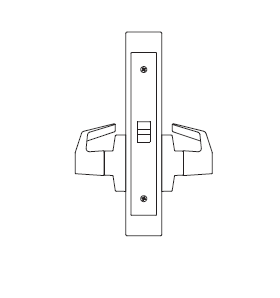 PDQ MR126 Passage Function Mortise Lock (No Key), Lever x SJ-Rose Trim, US32D/630-Satin Stainless Steel