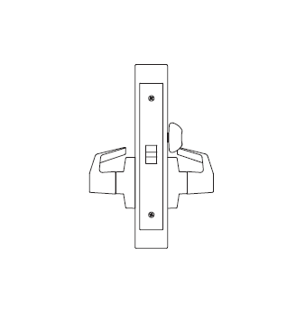 PDQ MR176 Privacy Function Mortise Lock (No Key), Lever x SJ-Rose Trim, US32D/630-Satin Stainless Steel