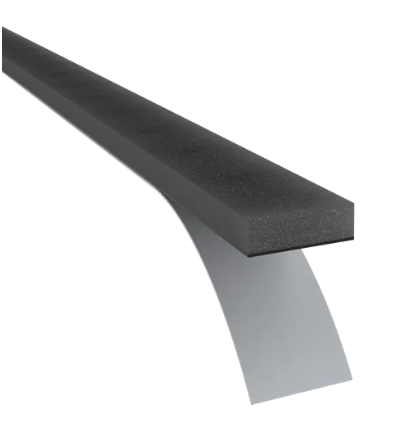 Pemko P490 EPDM Sponge Neoprene Weatherstripping Tape, 10 Ft x 3/8 inch x 1/8 inch x Gray