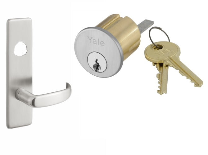 Yale PB426F Exit Device Escutcheon Trim, 630-Satin Stainless Steel - Classroom Function