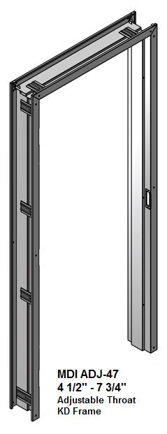 16 Gauge Adjustable Knock-Down Frame - ADJ-47, Throat Adjusts 4 1/2-inch - 7 3/4-inch main image