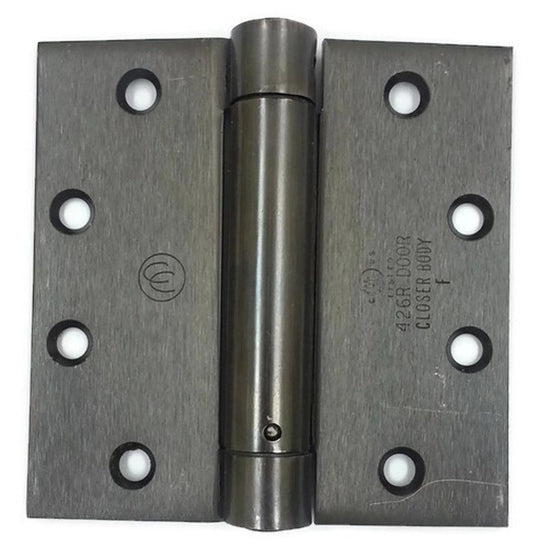 Hager EC1105 4.5 inch x 4.5 inch UL Listed Spring Hinges, US10B-Oil Rubbed Bronze Finish, 3-Hinges Per Box main image