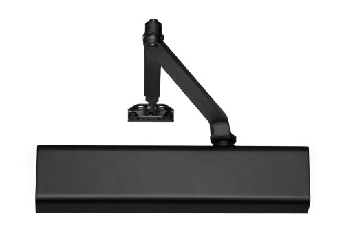 Yale 2701 Door Closer, Adjustable Size 1-6, BSP-Black Powder Coat Finish, ADA Compliant main image