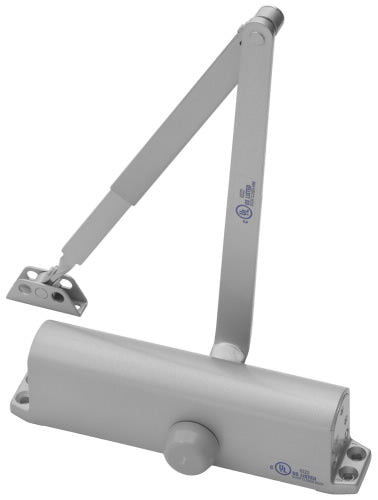 Accentra (formerly Yale) 1101BF x SNB Door Closer 689- Aluminum Finish, Size 1-4, Tri-Pack Mounting