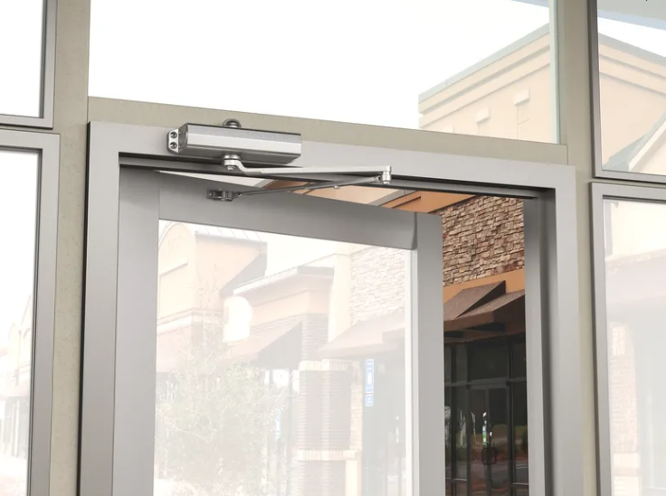 Norton 1601NB Storefront Door Closer w/ the Norbell Door Notification, Barrier Free for ADA Compliance