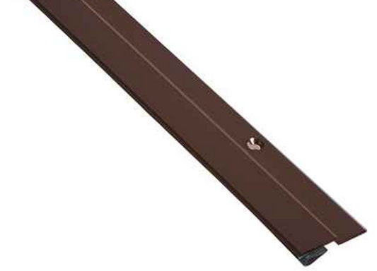 NGP 178SDKB Overlapping Offset Astragal with Silicone Seal, 84-inch, Dark Bronze Aluminum