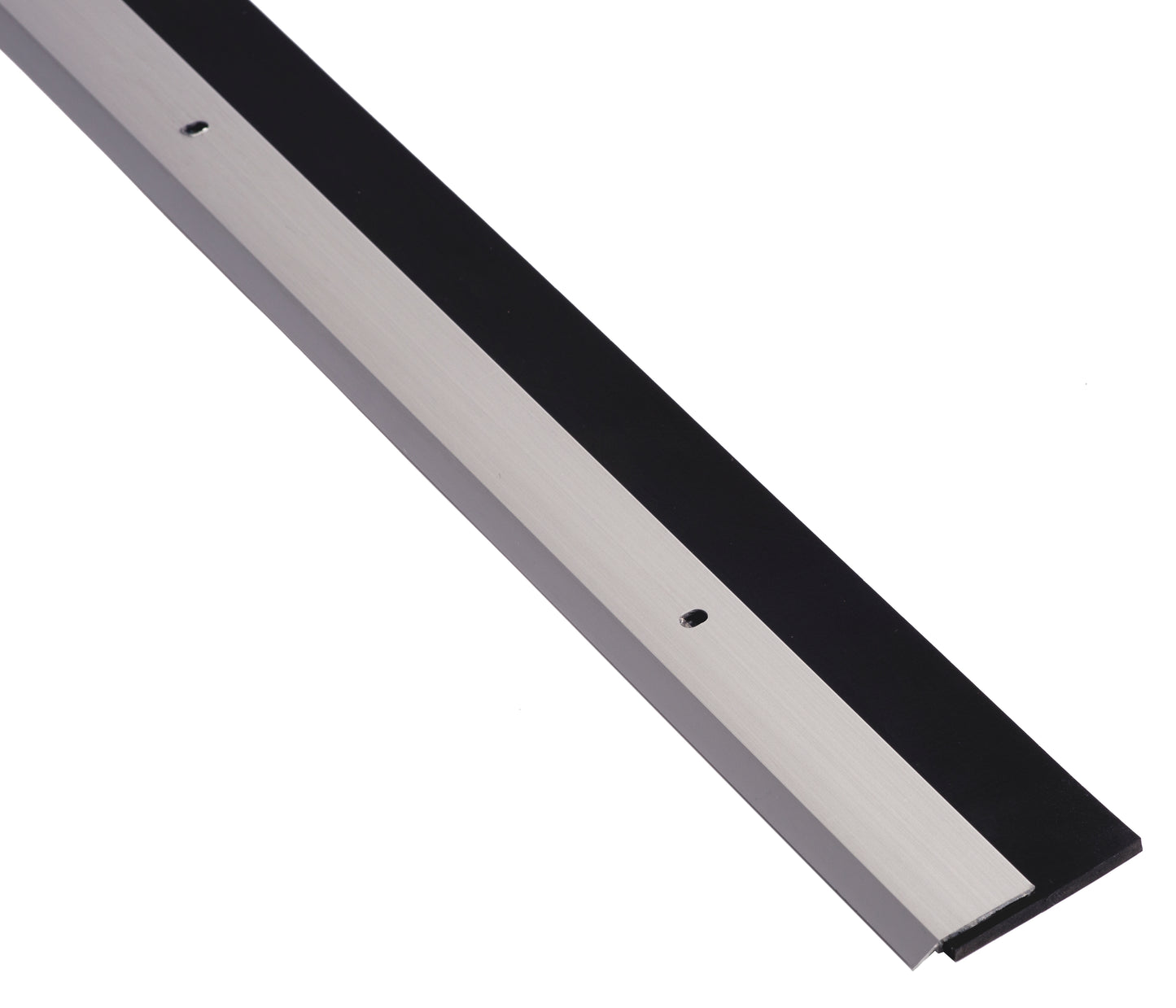 NGP 199N Series Anodized Aluminum Surface Door Sweep w/ 1 3/16" Neoprene Seal