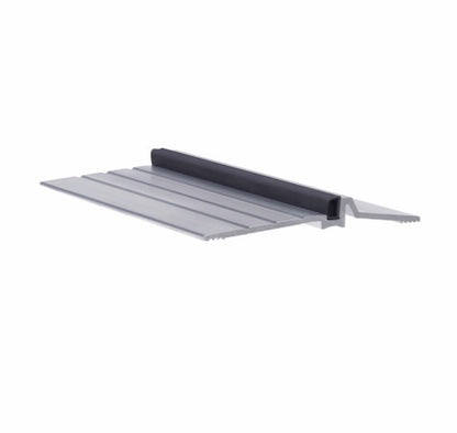 Pemko 2008APK Acoustic Latching Panic Threshold w/ Pemko Prene Insert Seal, 4" x 1/2", Mill Aluminum Finish