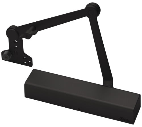 Accentra (Formerly Yale) 2721T x SMB Door Closer w/ Thumb Turn Hold-Open, Paralell Arm, Removable Stop, Size 1-6.