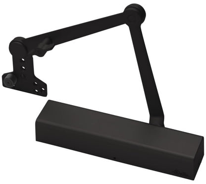 Accentra (Formerly Yale) 2721T x SMB Door Closer w/ Thumb Turn Hold-Open, Paralell Arm, Removable Stop, Size 1-6.