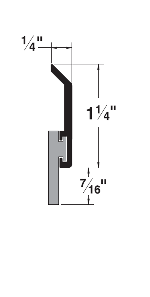 Pemko 315 Heavy Duty Surface Door Sweep