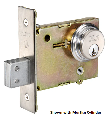 ASSA ABLOY ACCENTRA (Formerly Yale)  352 Mortise Deadbolt Lock, Cylinder x Thumbturn, US26D/626-Satin Chrome