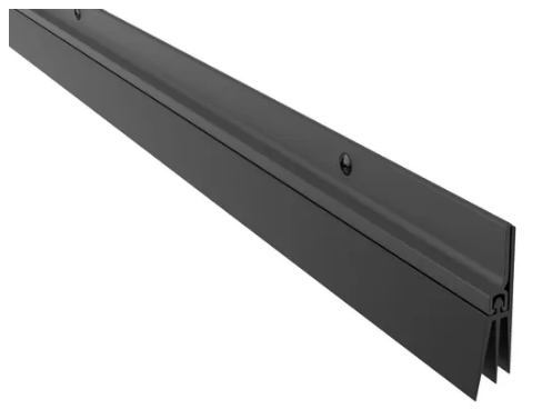 Pemko 57_V Surface Door Sweep w/ Triple Fin Gasketing Eco-V Vinyl Gasket