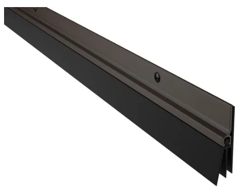 Pemko 57_V Surface Door Sweep w/ Triple Fin Gasketing Eco-V Vinyl Gasket