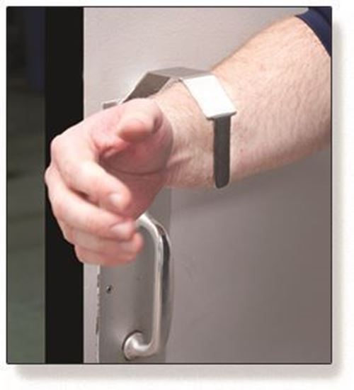 ABH AP100 Hands Free Arm Pull, US32D-Satin Stainless Steel