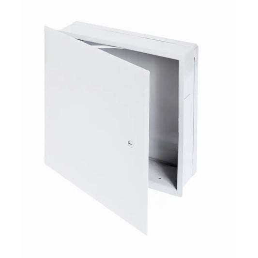 BTA Valve Box Access Door x 4" Depth, Hidden Flange, Prime-Painted White.