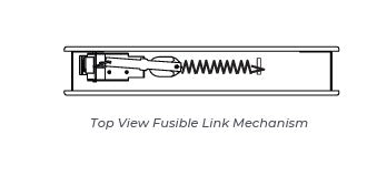 Anemostat FLDL Fire Rated Adjustable Fusible Link Door Louver Kit, Z-Blade Style, By NGP