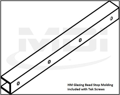 Knock-Down HM Steel Borrowed Lite Window Frames x 4 7/8" Throat x 16 gauge Galv Steel