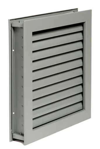 NGP L-1900 Fire Rated Fusible Link Door Louver Kit, Adjustable Z-Blade, for 1 3/4" Thick Doors Up To 90 Min Fire Rated