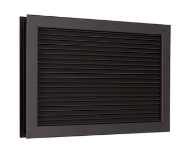 NGP L-700-RX Door Louver Kit w/ Inverted V-Blades x No Vision For use in 1 3/4" Thick Doors