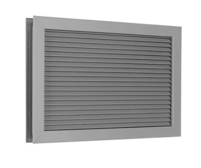 NGP L-700-RX Door Louver Kit w/ Inverted V-Blades x No Vision For use in 1 3/4" Thick Doors