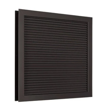 NGP L-700-RX Door Louver Kit w/ Inverted V-Blades x No Vision For use in 1 3/4" Thick Doors