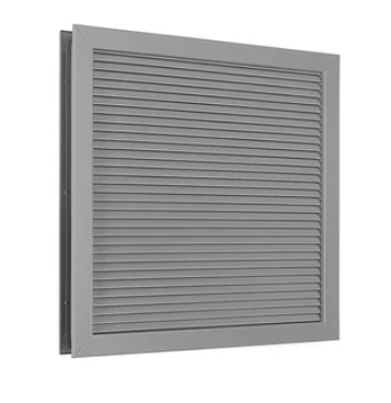 NGP L-700-RX Door Louver Kit w/ Inverted V-Blades x No Vision For use in 1 3/4" Thick Doors