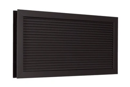 NGP L-700-RX Door Louver Kit w/ Inverted V-Blades x No Vision For use in 1 3/4" Thick Doors