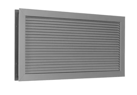 NGP L-700-RX Door Louver Kit w/ Inverted V-Blades x No Vision For use in 1 3/4" Thick Doors