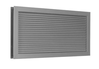 NGP L-700-RX Door Louver Kit w/ Inverted V-Blades x No Vision For use in 1 3/4" Thick Doors