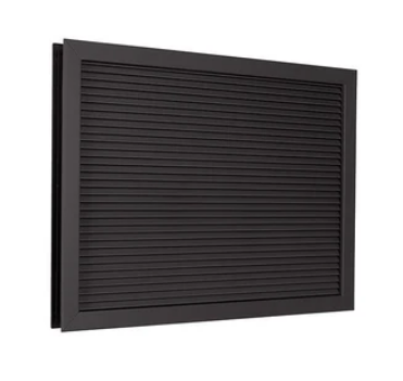 NGP L-700-RX Door Louver Kit w/ Inverted V-Blades x No Vision For use in 1 3/4" Thick Doors