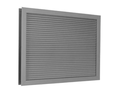 NGP L-700-RX Door Louver Kit w/ Inverted V-Blades x No Vision For use in 1 3/4" Thick Doors