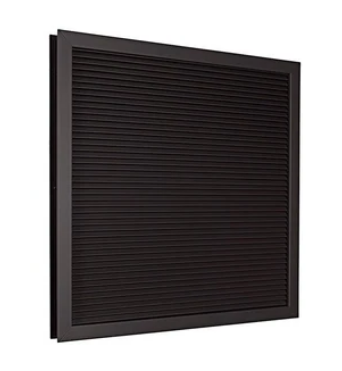 NGP L-700-RX Door Louver Kit w/ Inverted V-Blades x No Vision For use in 1 3/4" Thick Doors