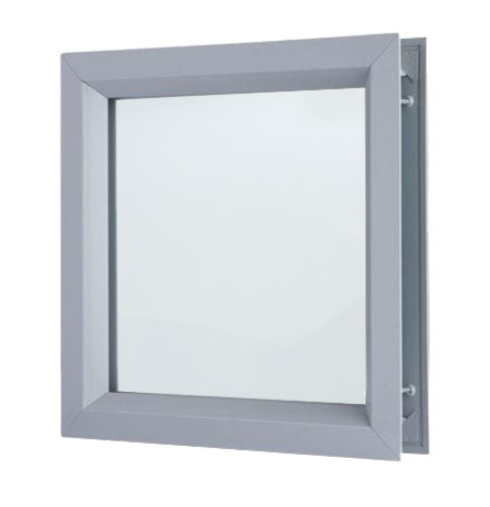 Rockwood LT-B1 Vision Lite Kit Complete Pack - Includes Vision Kit, 1/4" Thick Clear Tempered Glass & Glazing Tape for use on Non-Fire Rated 1 3/4" Thick Doors