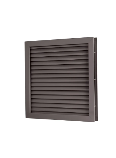 Rockwood LV-IY Door Louver Kit, Galv Steel, 1 3/4" Thick Doors