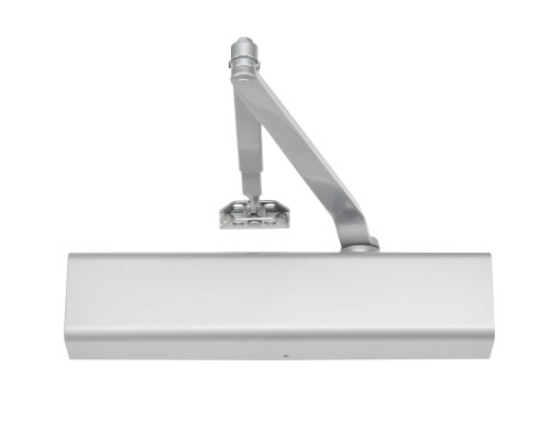 Norton 8501 Multi-Sized Architectural Door Closer with Full Cover, 689-Aluminum Finish