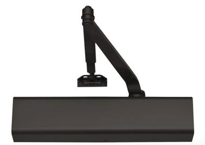 Norton 8501 Multi-Sized Architectural Door Closer with Full Cover, BSP-Black Suede Powder Coat (Matte) Finish
