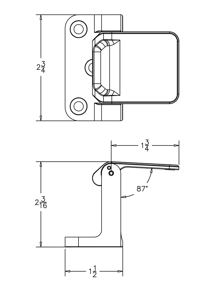 Pemko PDLAA Hospitality Privacy Door Latch