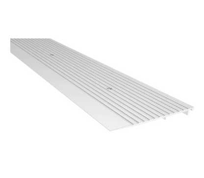 Pemko R.5FA Aluminum Modular Ramp Threshold, 6 1/8" Wide x 1/2" High Offset, MIll Aluminum