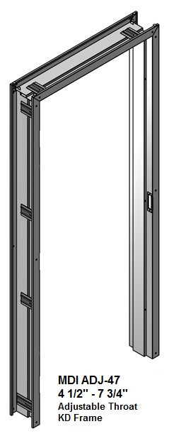 16 Gauge Adjustable Knock-Down Frame - ADJ-47, Throat Adjusts 4 1/2-inch - 7 3/4-inch  main image